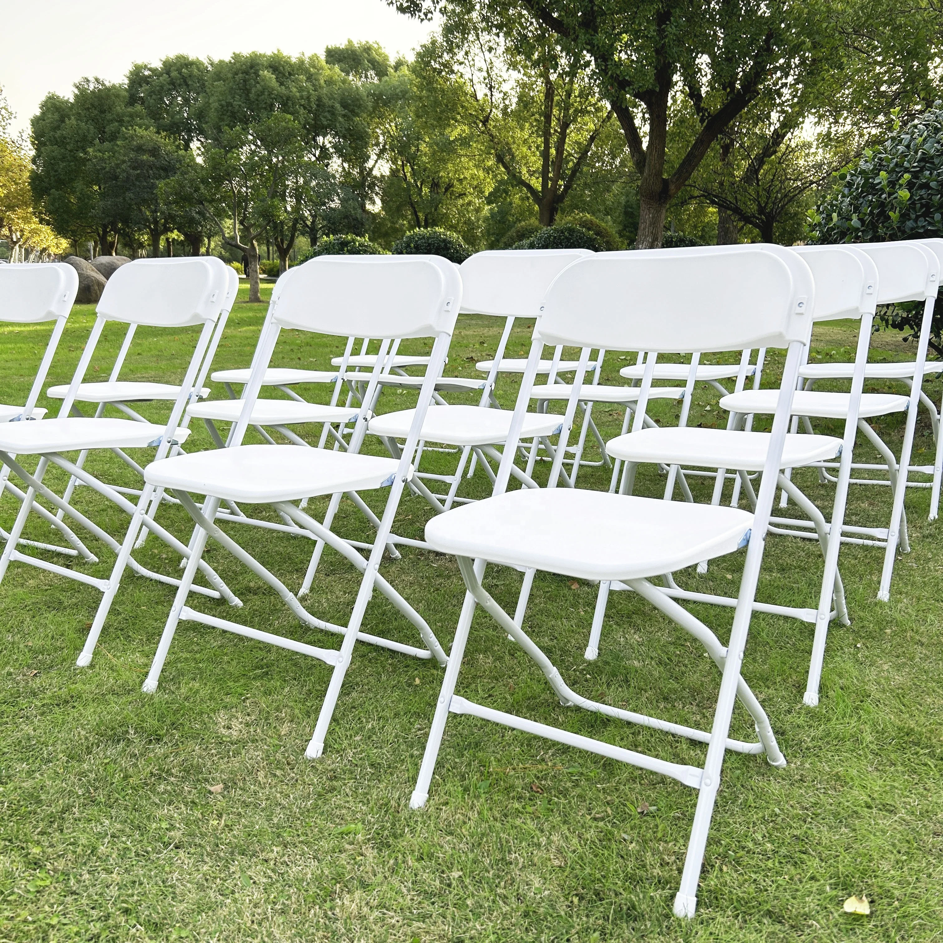 Wholesale White Ceremony Wedding Plastic Restaurant Dining Folding Chair For Event In Cheap Price Wholesale