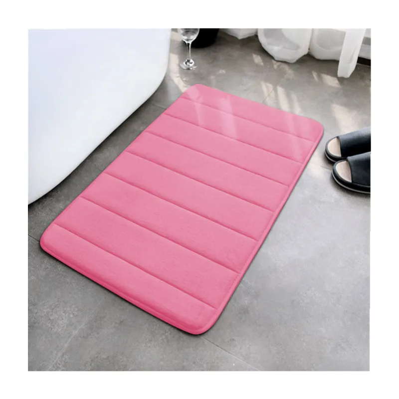 Soft and comfortable memory foam bath mat anti-slip bath rugs super absorbent thick bath carpet