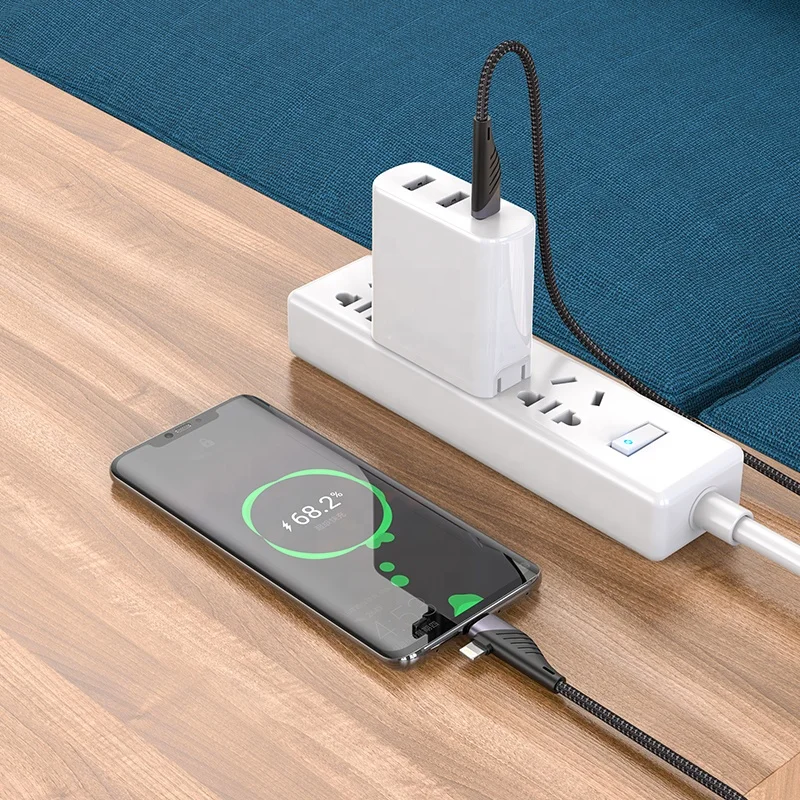  U95 2-в-1 PD кабель для передачи данных и зарядки с разъемом Type-C/Lightning PD20W телефон