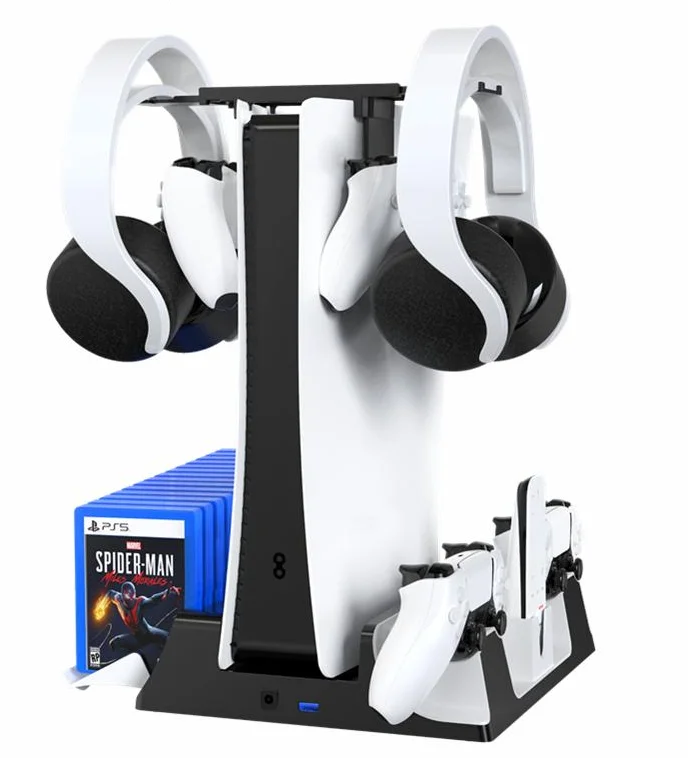 PS5 подставка с всасывающим охлаждающим вентилятором