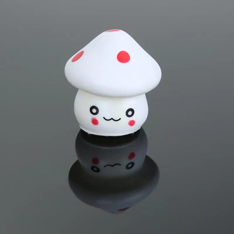 Mini Soft Baby Child Sleeping Nightlight LED RGb Colors Mushroom Lamp
