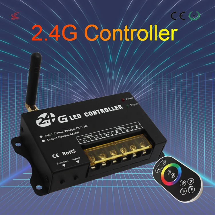 Профессиональный сенсорный пульт дистанционного управления 2 4G RGB контроллер для беспроводного высокомощного светодиодного контроллера