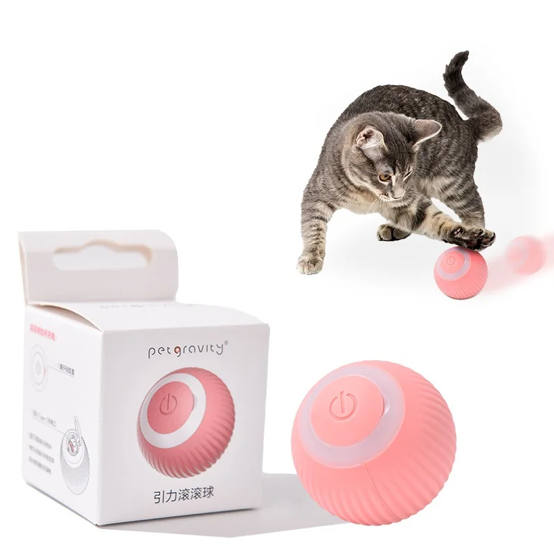 Custom Electric Intelligence Cat Teaser Usb Charging Interactive Electronic Cat Toy