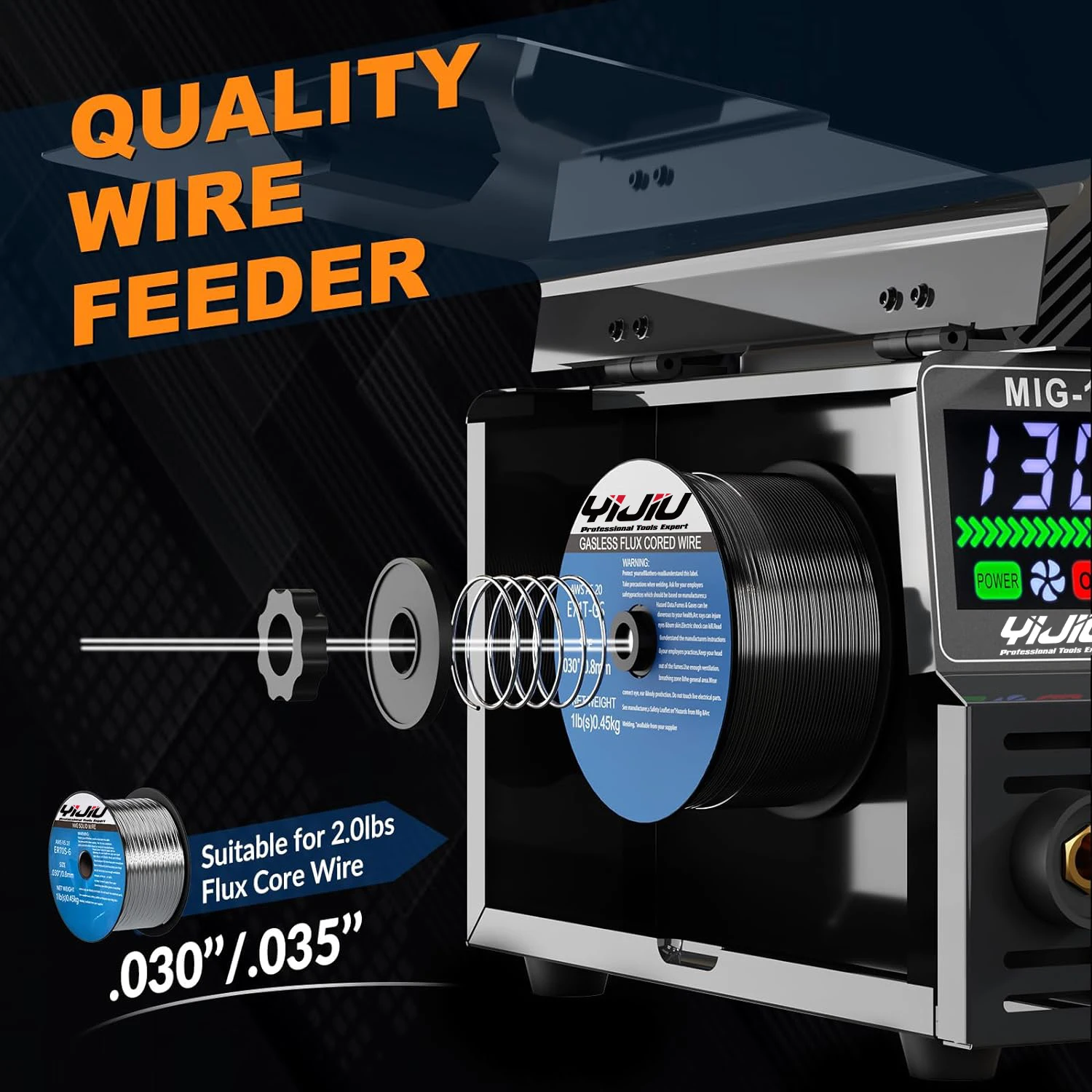 YIJIU  MIG/MMA-200 2 IN 1 GASLESS MIG   WELDING MACHINE