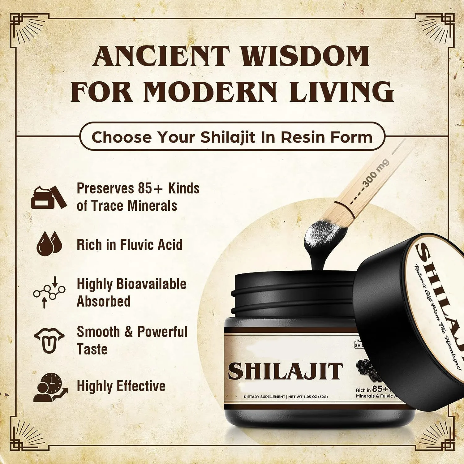 OEM HOT Selling Factory Direct Sale Manufacturer Shilajit Cream for Men and Women, Support Logo Customization and Label Printing