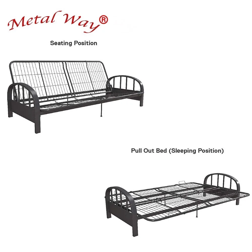 cheap UPS American USA style  amazon antique iron metal sofa bed