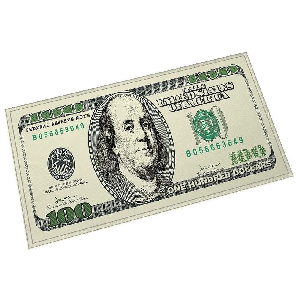 Hot selling Dollar Blanket 100 Million Bill Throw Blanket Design Wealth Flannel Fleece Blanket for Bedroom Couch Sofa