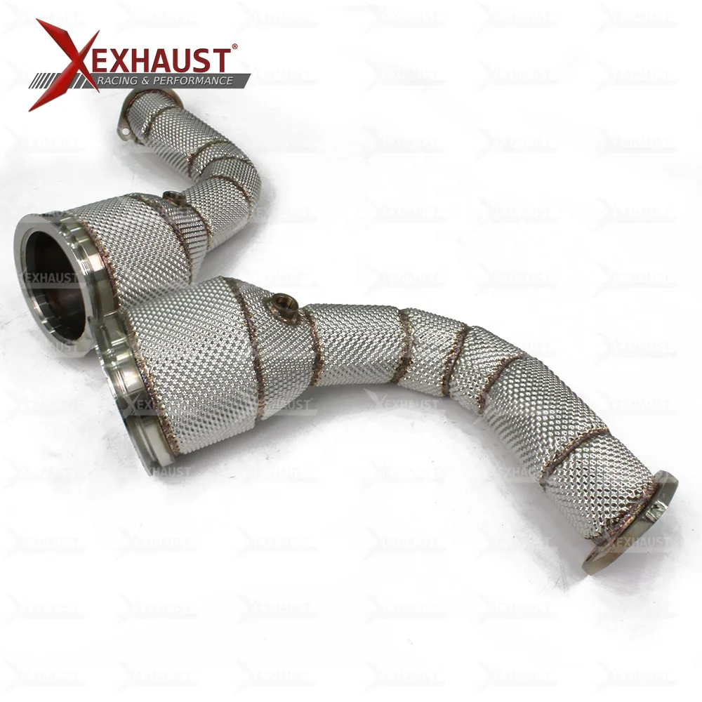 For Lamborghini URUS 4.0 V8 exhaust pipes downpipe heat shield catback exhaust tip valvetronic exhaust muffler