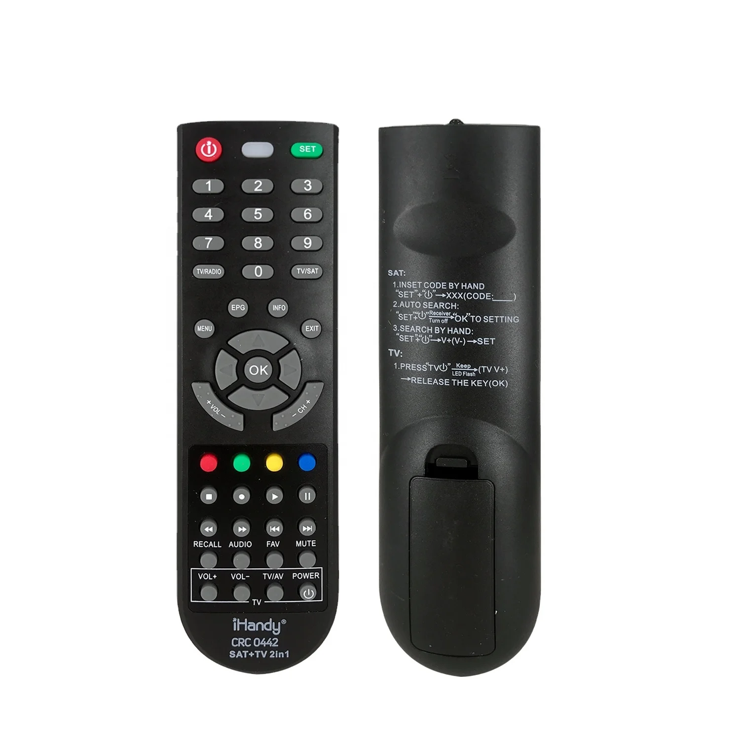 SYSTO CRC0442 SATBOX REMOTE SATELLITE RECEIVER UNIVERSAL REMOTE CONTROL STB REMOTE CONTROL SAMSAT FOR OPENBOX/STARSAT