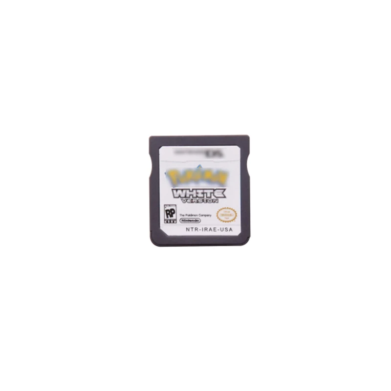 Черно-белый черный 2 Белый в 1 картридж для игровых карт Pokemon NDS 2DS