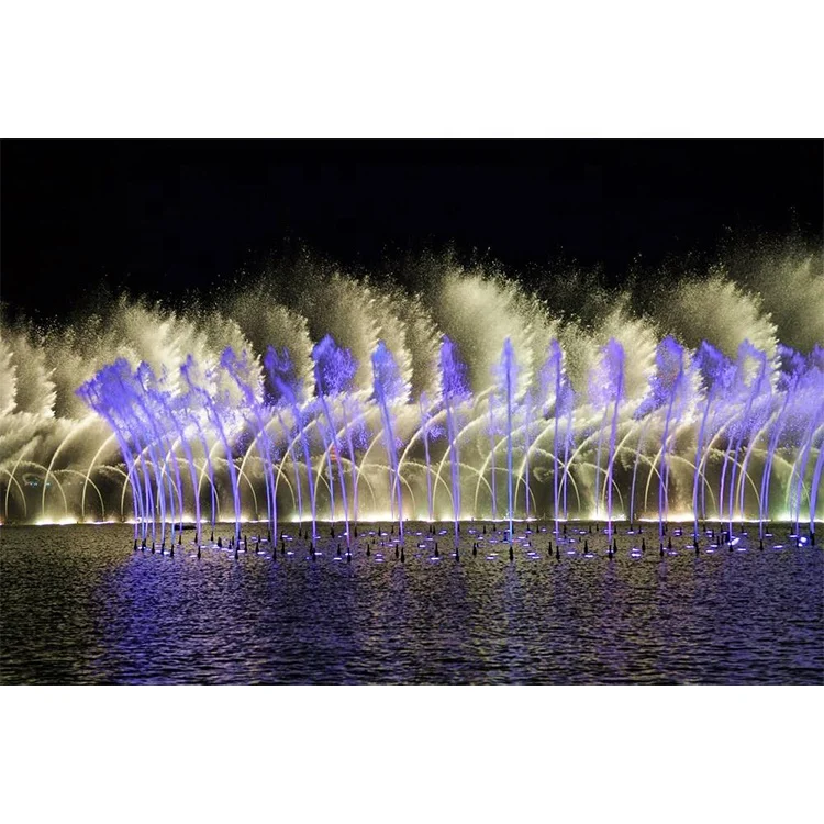 Free Design Outdoor Large Chasing Dancing Water Fountain with Synchronized led Lighting and Music