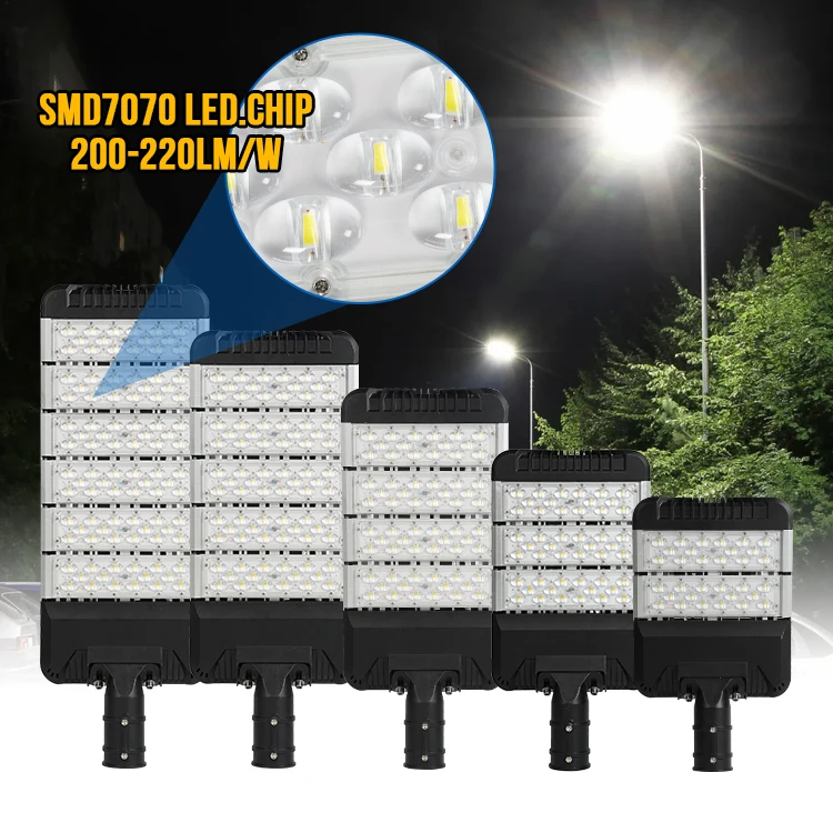 High brightness Road Lighting Die Casting Aluminum IP66 Street light 50w 100w 150w 200w 250w 300w Engineering Led StreetLight