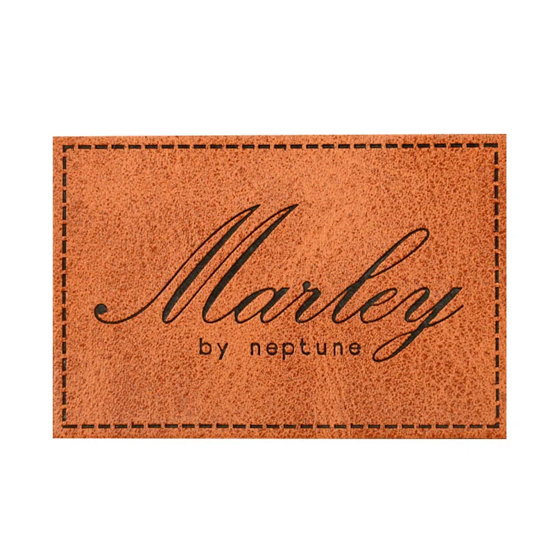 High Quality Custom Jeans Pu Leather Patches And Tags For Clothing