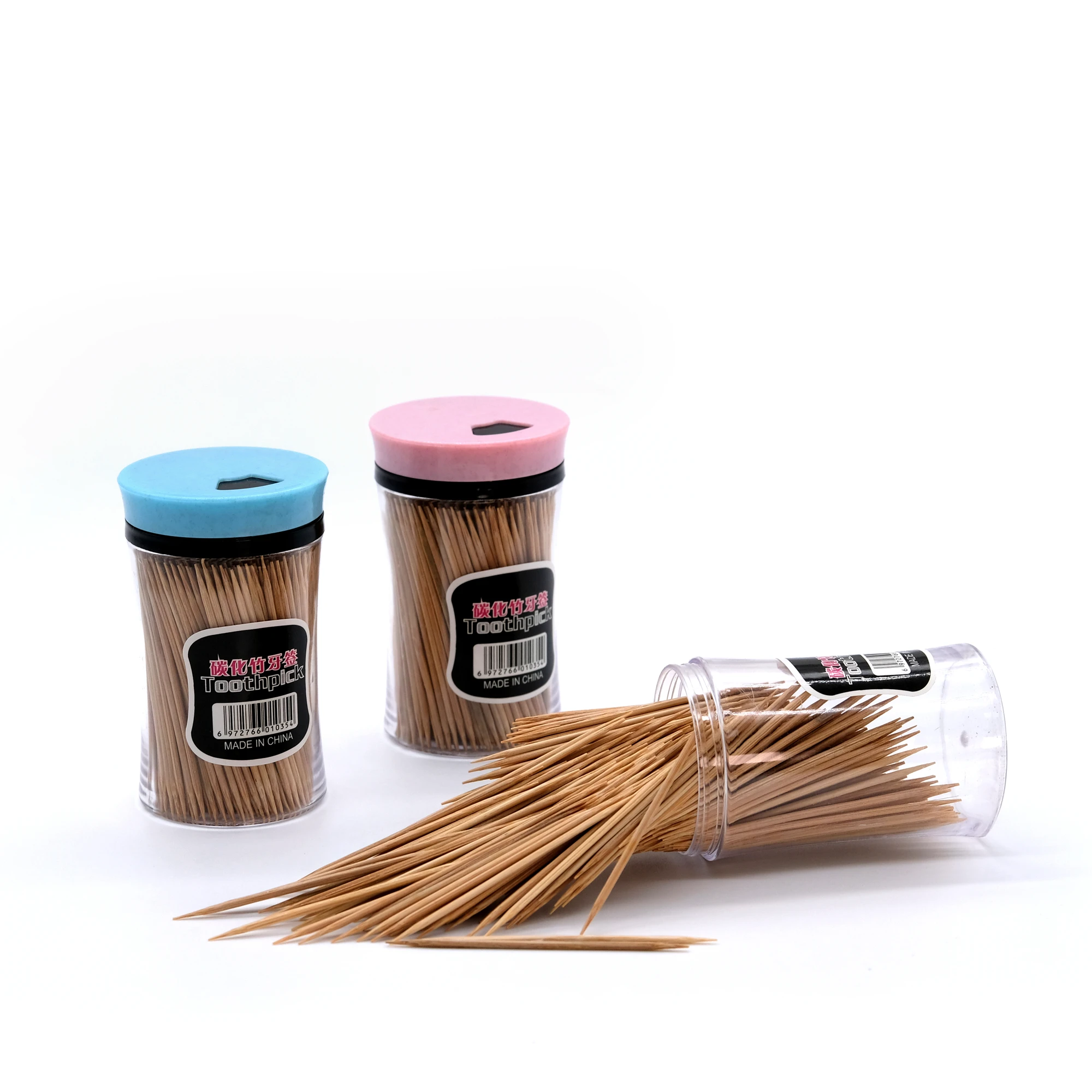 Wholesale Eco-Friendly Disposable Natural Wood Toothpicks Custom Length Bamboo Wrap Senior Toothpicks for Parties Restaurants