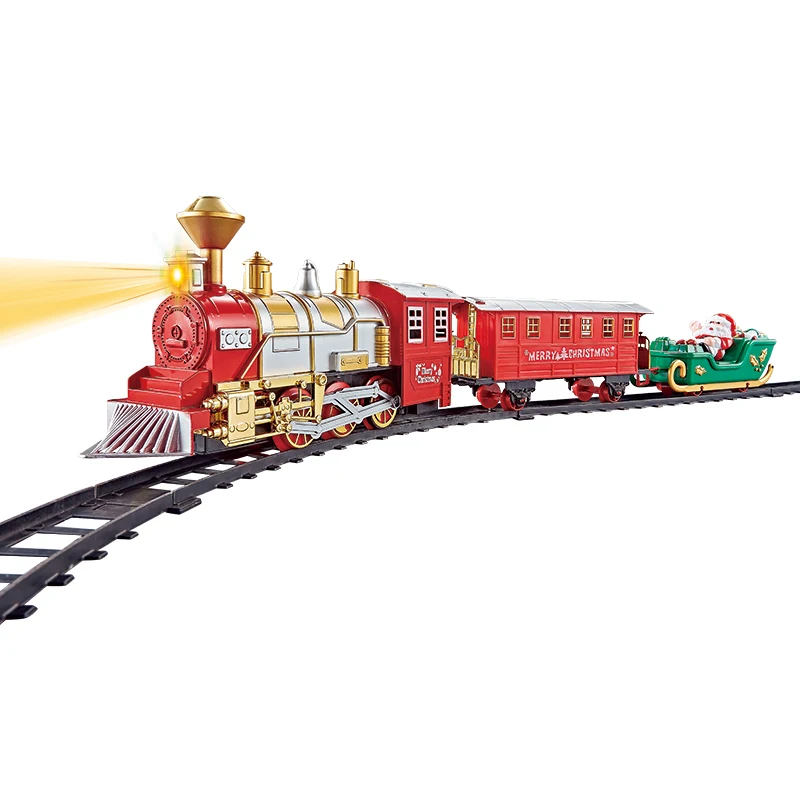 13pcs battery operated Christmas train with light and music HN926214