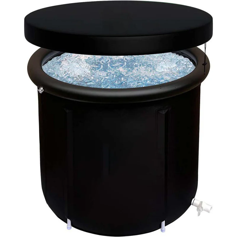 China Supplier 5 Star Composite Materials Handcrafted Ice Bath Hydro Therapy Tub Inflatable Solo Pool For Sport Recovery