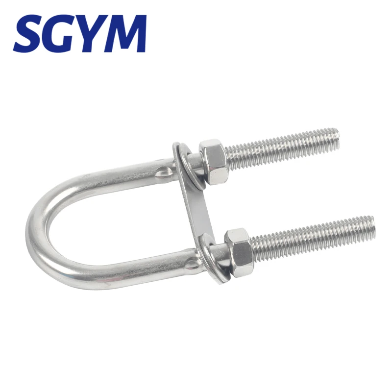 High Quality Stainless Steel  304 U Bolt With Plate And Nuts  U-Bolt Clamp M4-M12