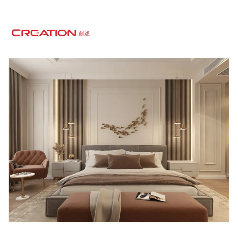 CREATION Five Star Commercial Hotel Furniture Luxury Furniture For Sale Hotel Bed Room Furniture For Project