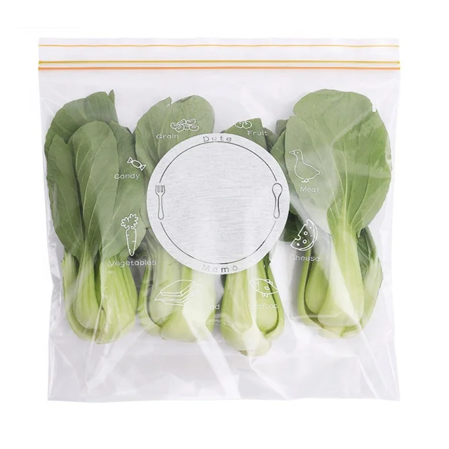 Ready to ship high quality sealing strip personalized repeated use biodegradable high quality polyethylene lucency zip lock bags