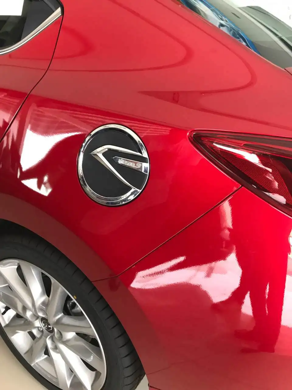  KQD новые стильные автомобильные аксессуары крышка бензобака для Mazda