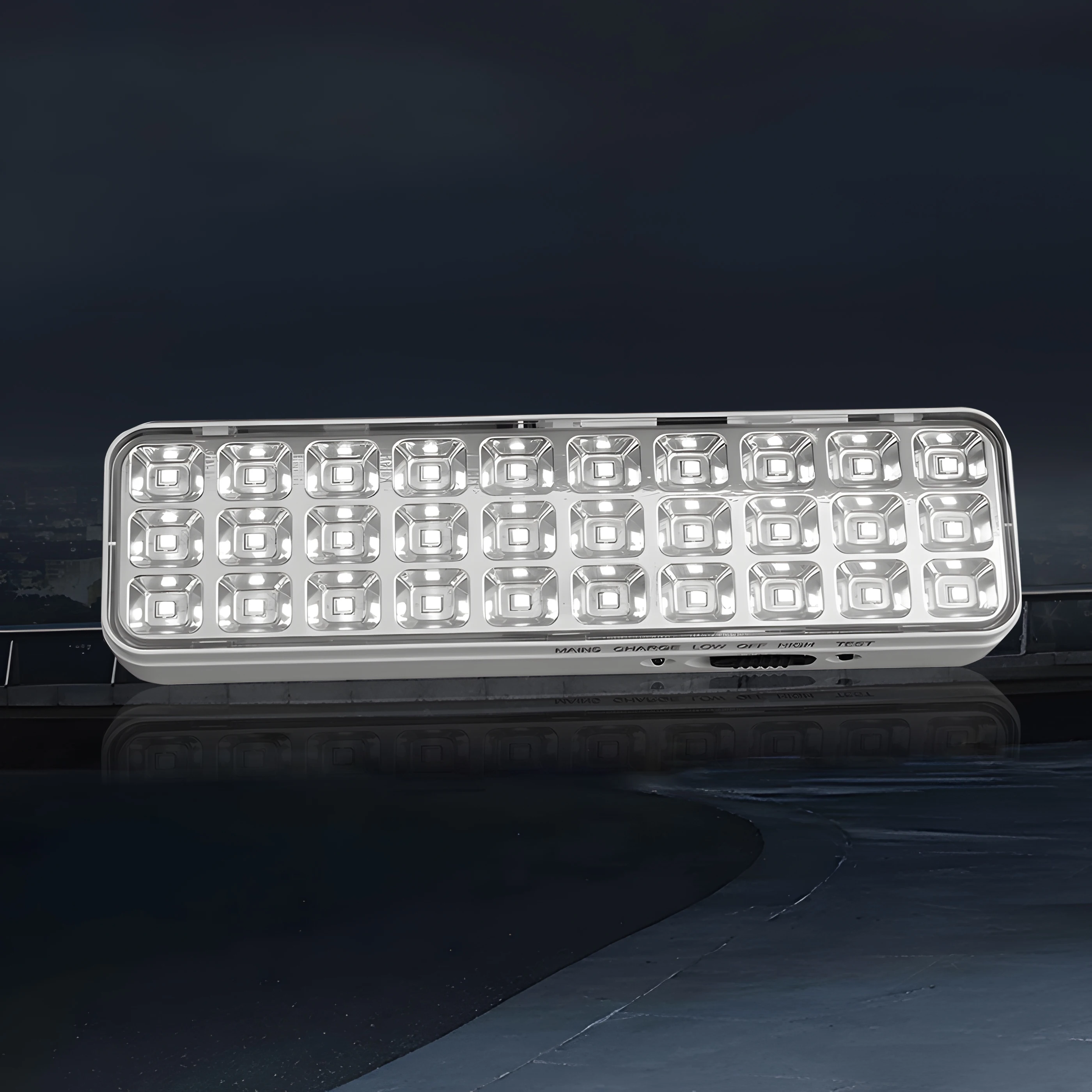 LED 3 Вт перезаряжаемый портативный аварийный свет для кемпинга с переключателем высокой/низкой мощности