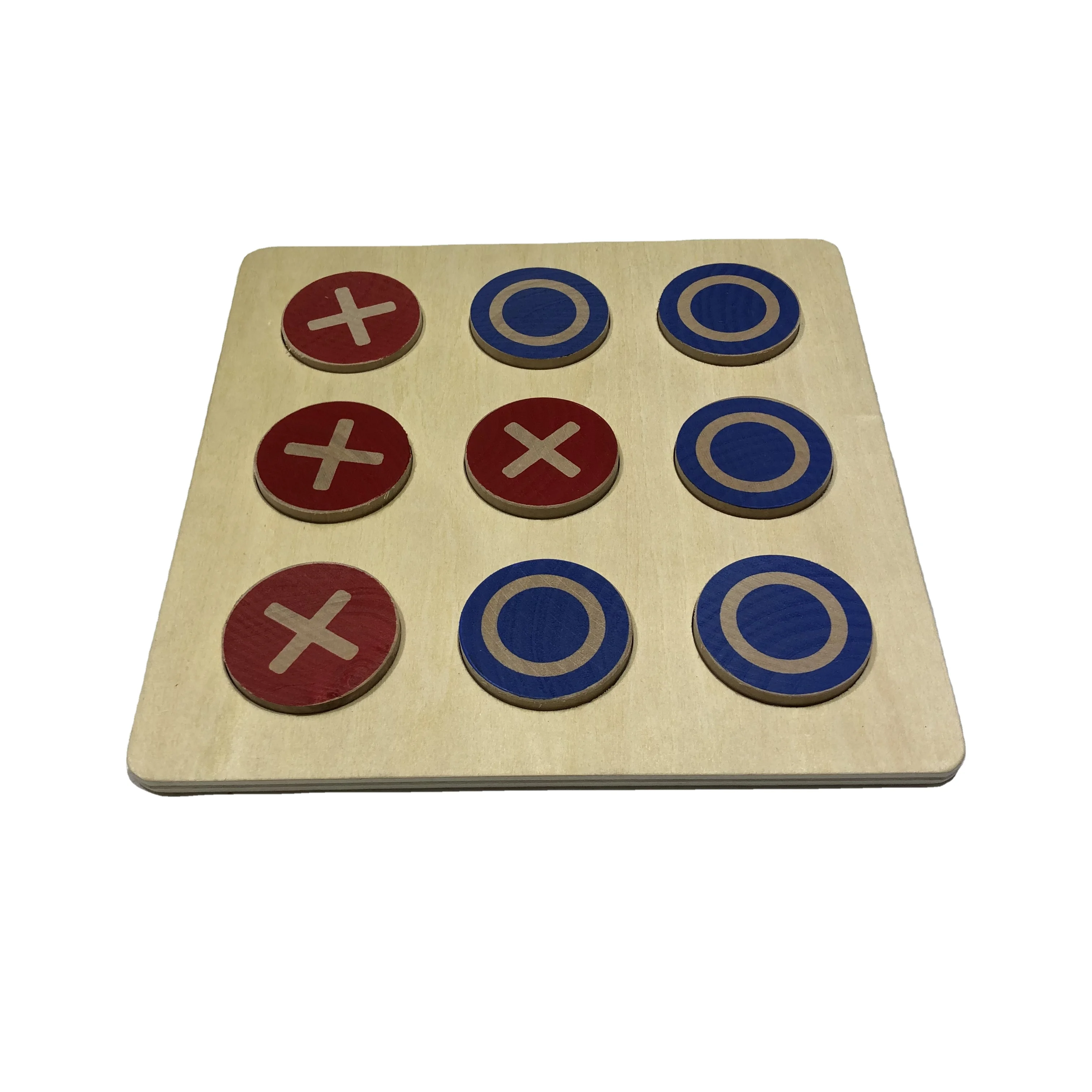 Wooden Board Game Tic Tac Toe
