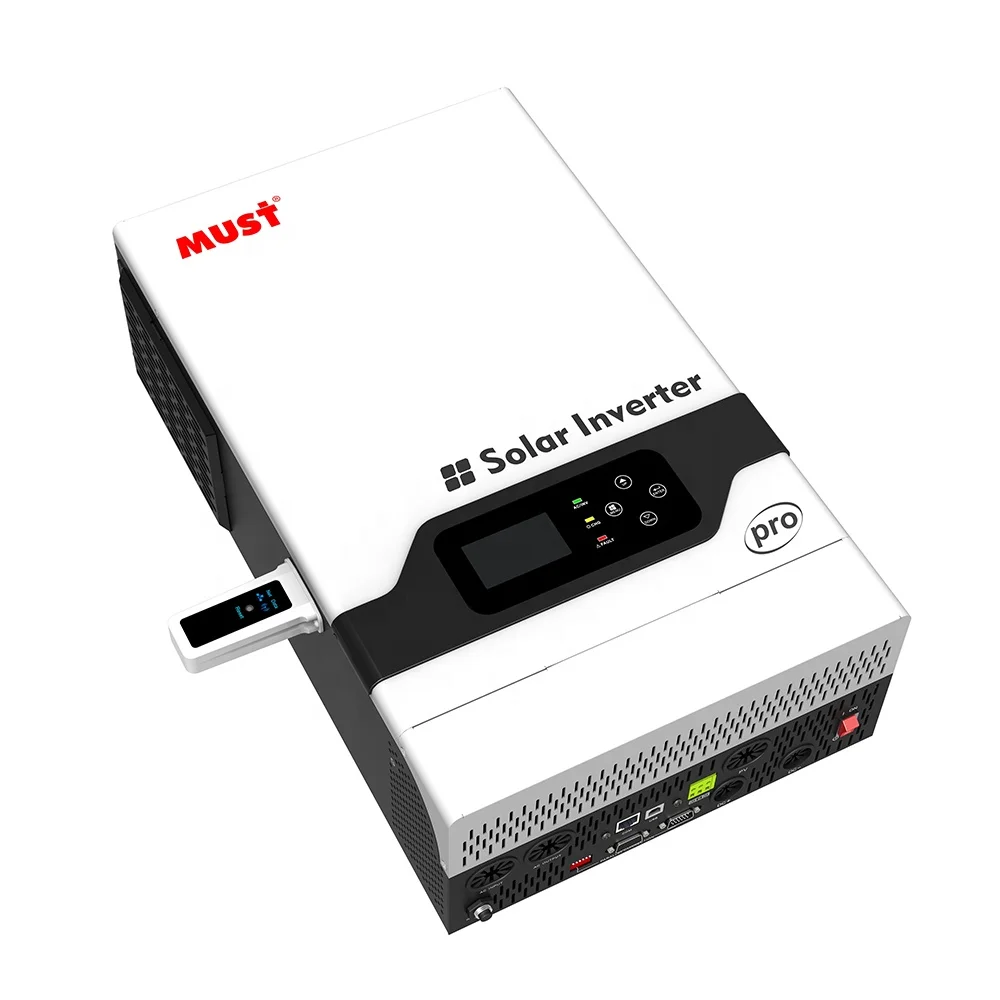 MUST PV18-3024 Pro 3 кВт 24 В высокочастотный инвертор солнечной немодулированной синусоидальной волны 100 А/80 А MPPT для домашней системы хранения энергии