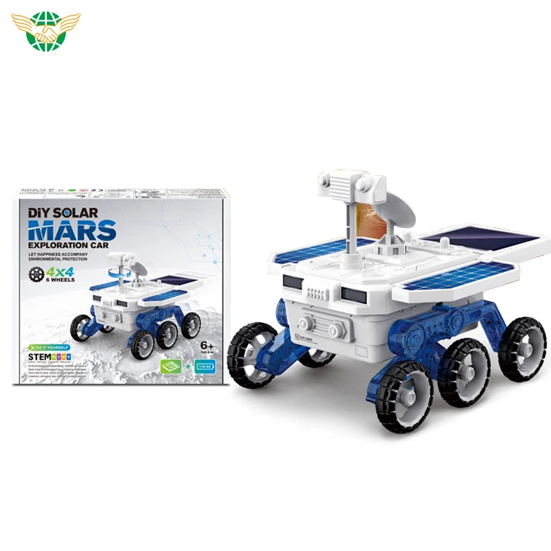 STEM Toys Educational New Clean Energy Toys DIY Solar Mars Exploration Car for School Kids
