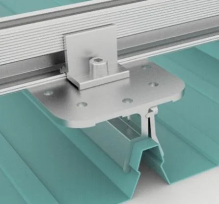 Aluminum Easy Installation Solar Energy Product Panel Racking Standing Seam Solar Roof Racking Clamp