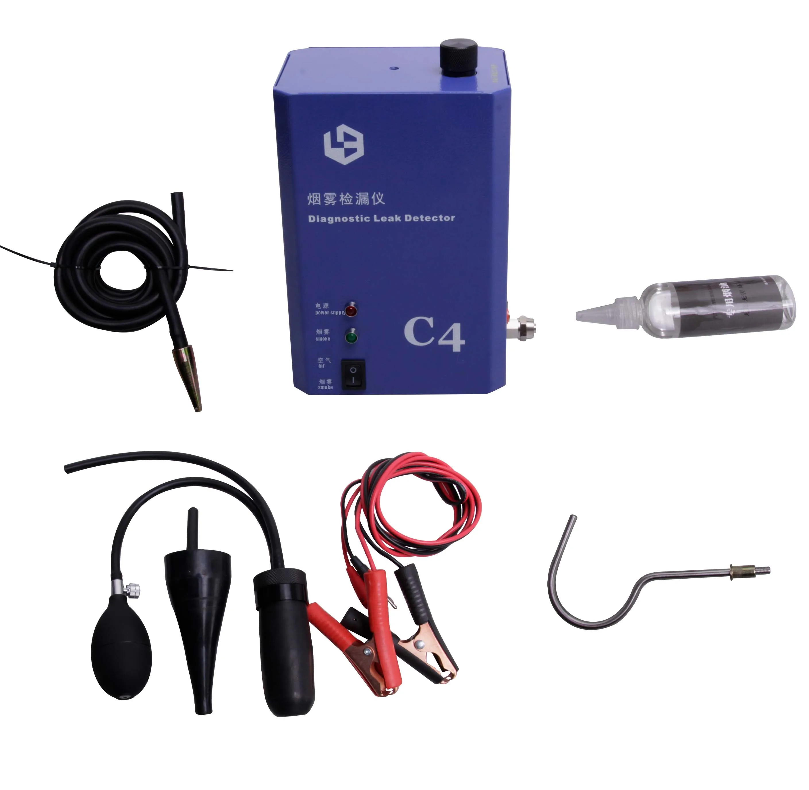 C4 Smoke Leak Detector 12V Pipeline system leak Detection Latest Vehicle test product