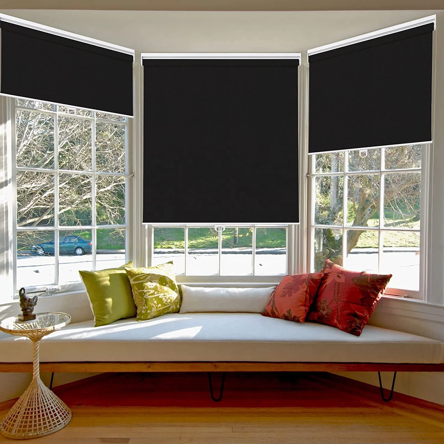 Zigbee Wifi Google Alexa Homekit Spring Roller Blinds Lamos Crank Operated Blind Spring Assist for Roller Smart Blinds