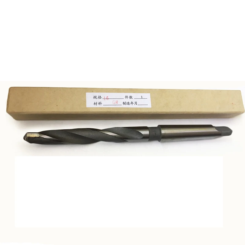 YG8 tungsten steel taper shank twist drill bit with carbide inlay 10-11-12-14-15-16-19-30m