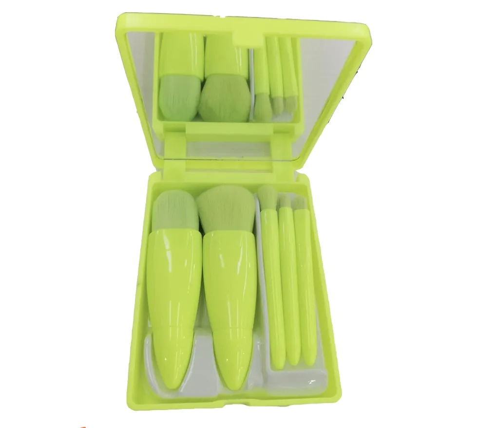 Hot selling 5PCS cosmetic set brushes for make up mini makeup brush set private label brush cosmetic set