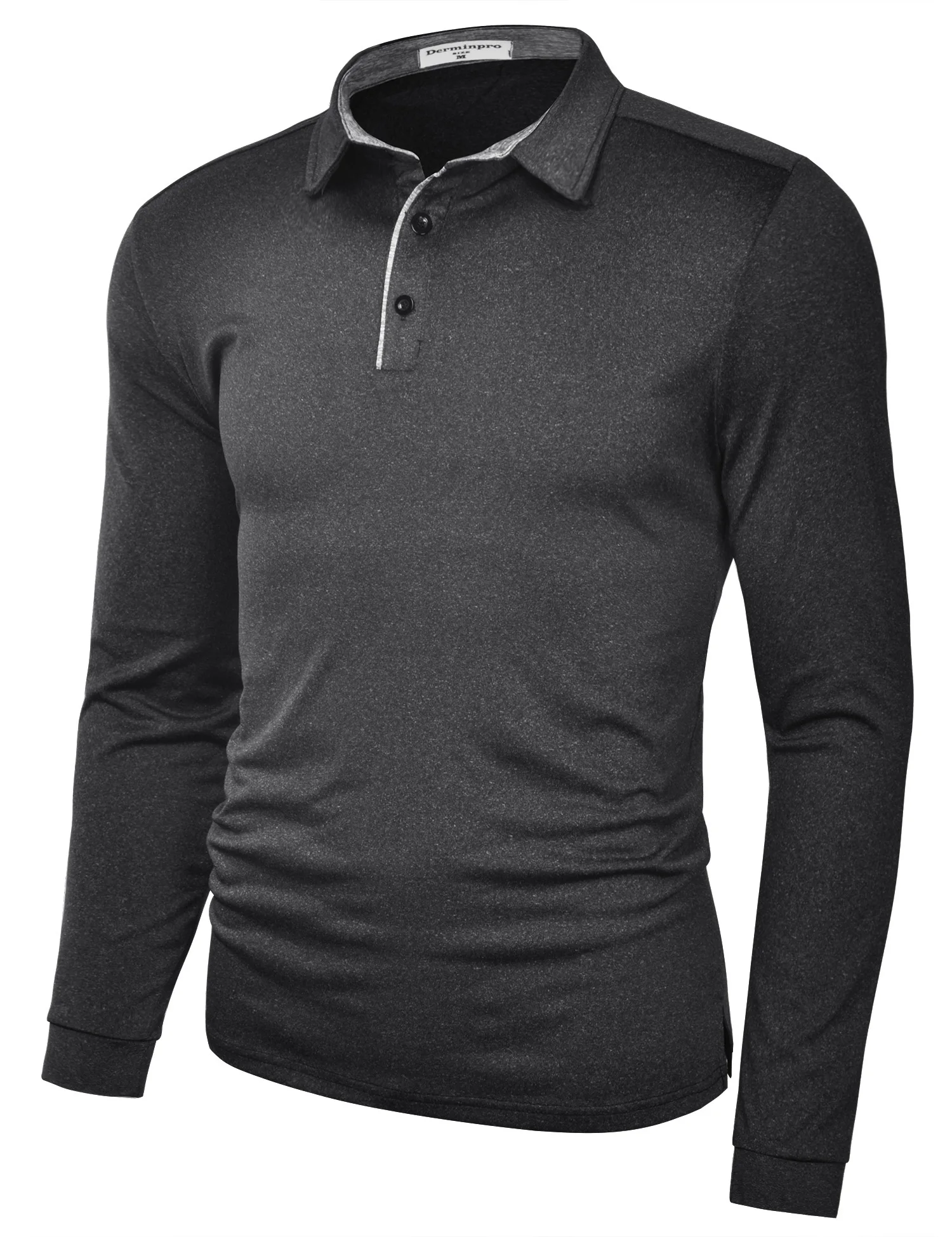 Online Shopping Winter Clothes Outdoor Athletic Men Polo Top Shirt Hot Sale Custom Quick Dry Breathable Anit-wrinkle Long Sleeve