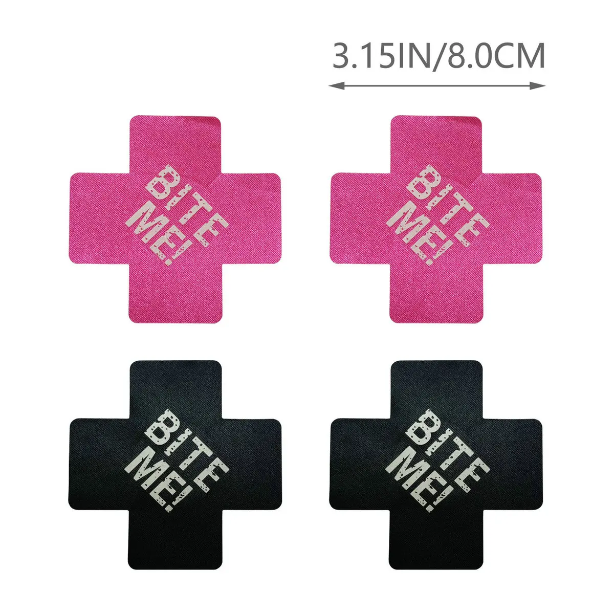 KAYA Wholesale Cross Shape Sexy Ladies Nipple Pasties Disposable Invisible Adhesive Nipple Covers