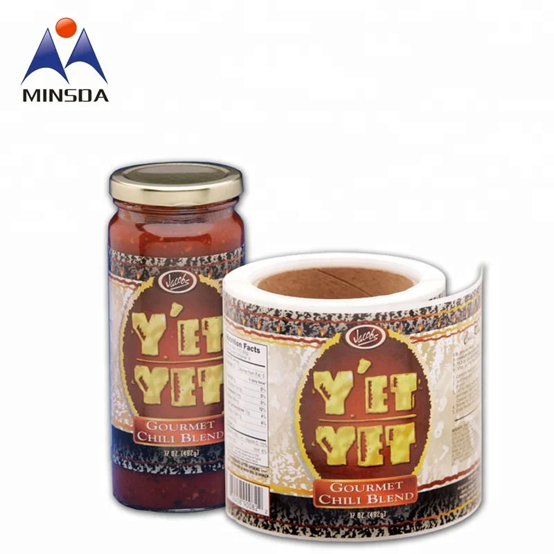 Minsda Custom High Quality Waterproof Daily Chemical Bottle Label Vial Sticker Factory Wholesale