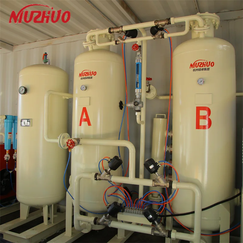 NUZHUO High Efficient Oxygen Gas Generating Plant Low Energy Consumption O2 Gas Producing Generator