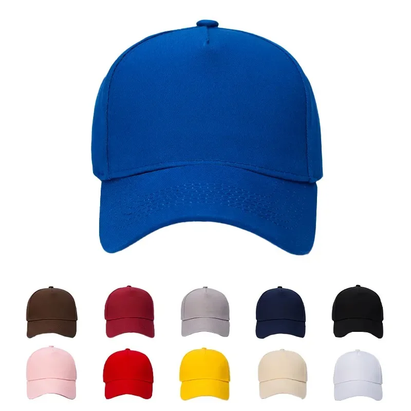 Embroidery high quality 5 panel Baseball hat For Men Women Autumn Winter Solid Retro Snapback Hat Adjustable Trucker Peaked Caps