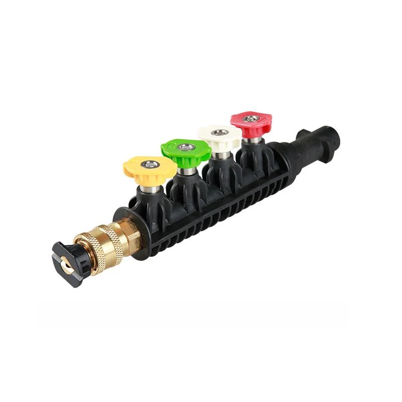 Новый Тип K серийный 5 сопла пластик латунь автомойка пистолет распылитель пенная насадка