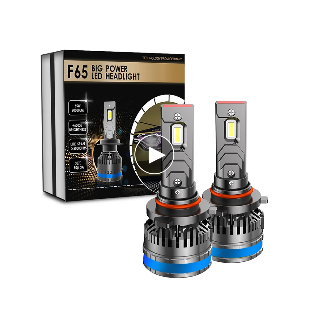 XENPLUS F65 в виде бабочек, новинка, 12V 130W 40000LM 6000K 3570 чип 360 градусов 9005 с переключением между дальним и Автомобильные светодиодные лампы для передних фар