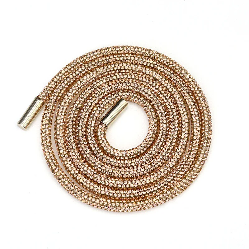 Yantuo Crystal 120/6 mm crystal rhinestone shoe laces rope trim chain garment accessory bling rhinestones for shoe laces