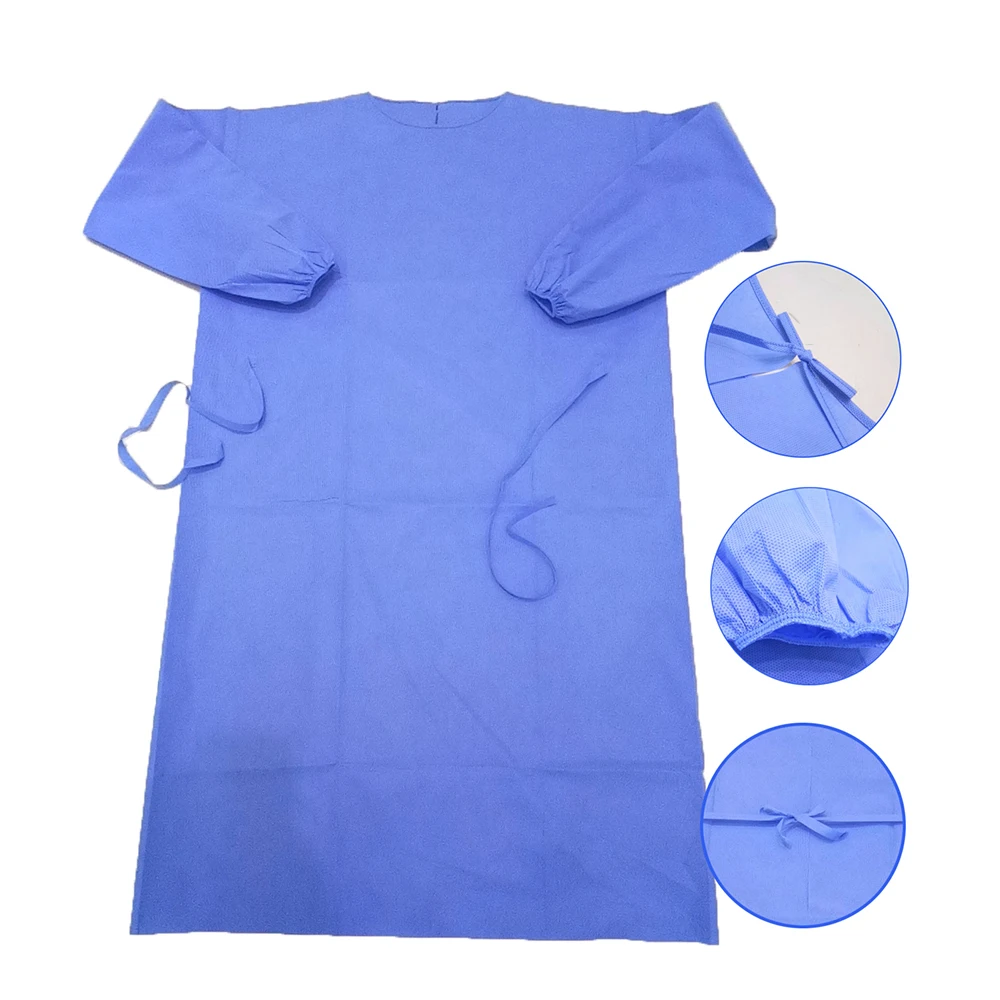 2024 SMS Sterile/Non-Steriel Surgical Gown Saferly Disposable Medical Gowns Box of 10 pcs