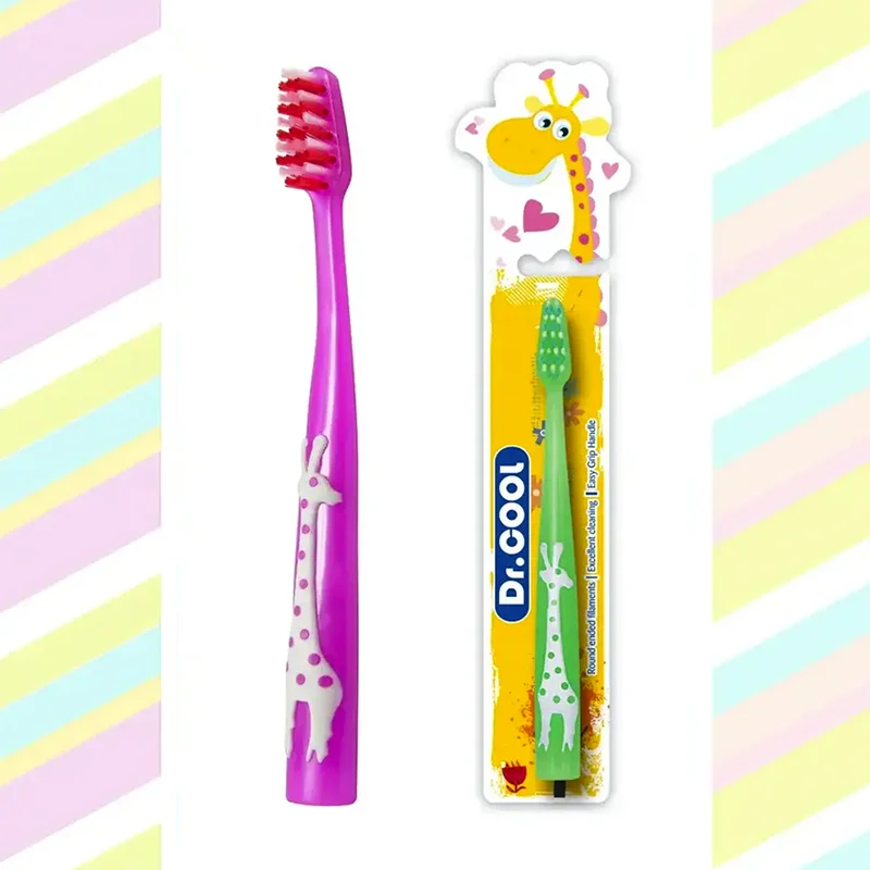 High Quality Width 12mm Whitening Cleaning Anti Slip Handle Soft Bristle Dental Toothbrush For Kids