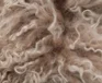 Light Gray Curly Fur Soft Wool Plate Real Mongolian Lamb Skin Curly Fur Rug Tibet Sheepskin Hide