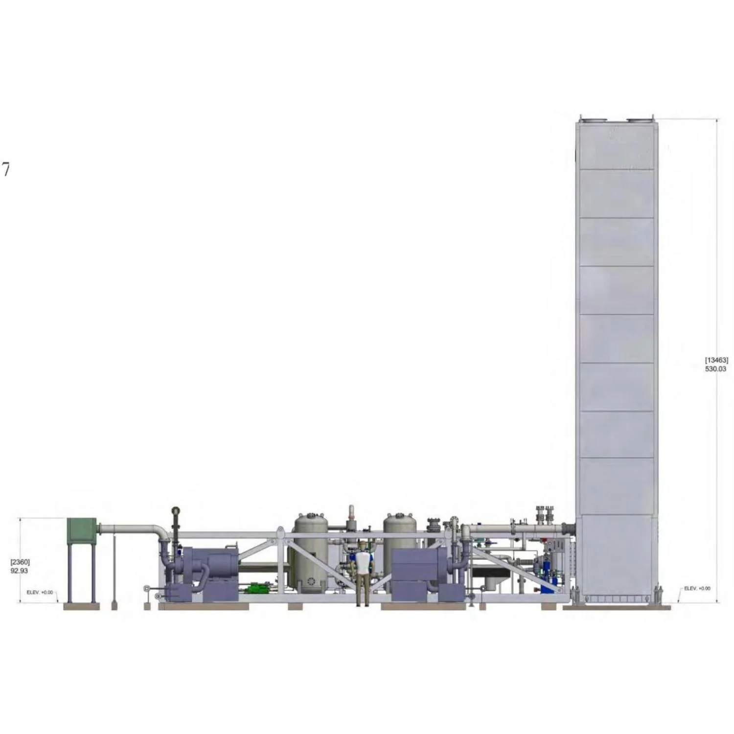 Cryogenic Nitrogen Generation Cold Box Oxygen Plant Combined Liquid And Gas Air Separation Plant