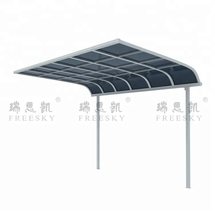 
waterproof metal aluminum frame with polycarbonate gazebo shed pergola 