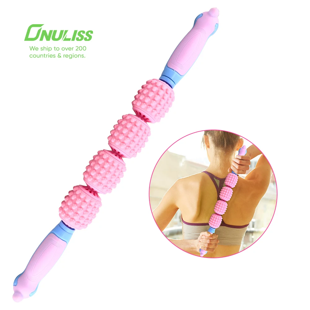 Trigger Point Body Roller Deep Tissue Massage Stick Fascia Muscle Roller Neck and Back Massager for Cellulite and Sore Muscles