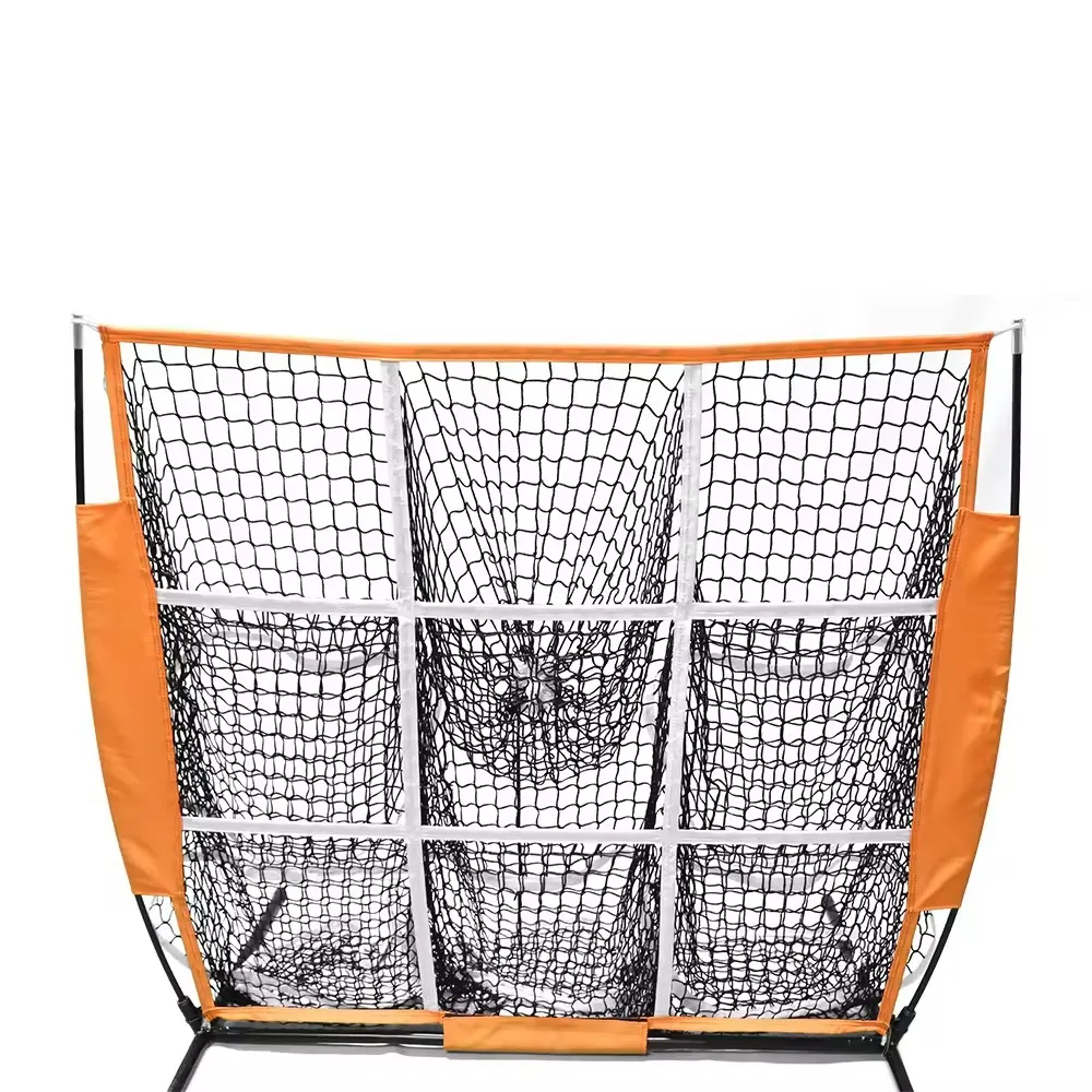 Wholesale Portable Baseball 9 Pocket Pitching Target Net Softball Training Equipment Baseball Practice Net for Kids