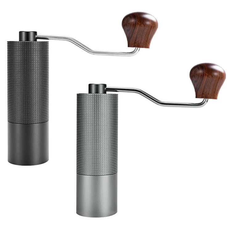 The New Listing Accept Custom Logo Black Coffee Mill Portable Manual Coffee Grinder For Household And Travel