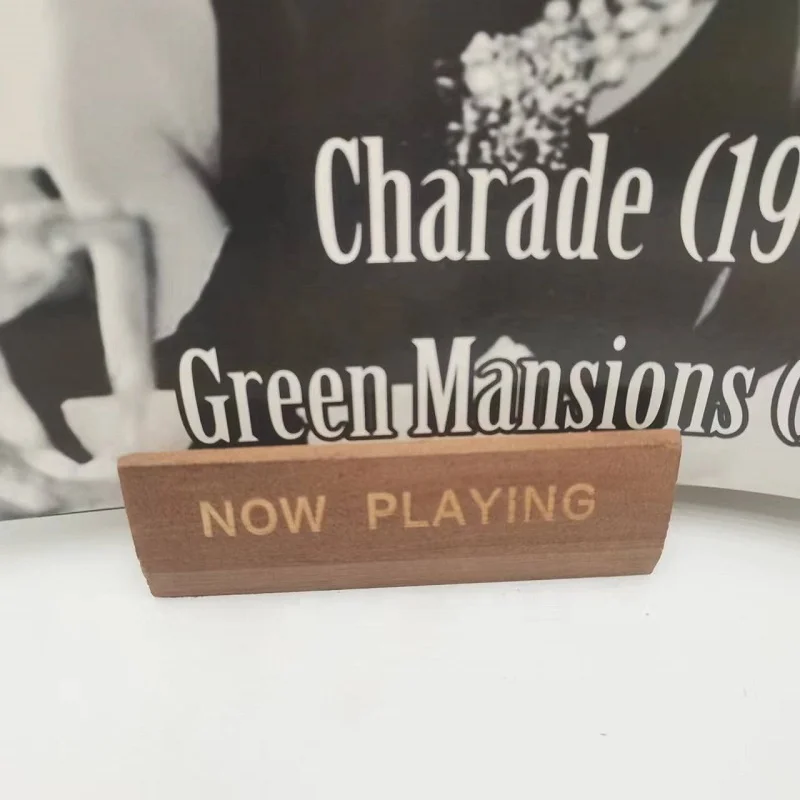 Vinyl Record Holder Display Stand - Tabletop Now Playing Album Cover Holder Single CD Stand LP Display Shelf